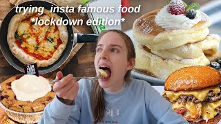 trying instafamous food lockdown edition [upl. by Alohs]