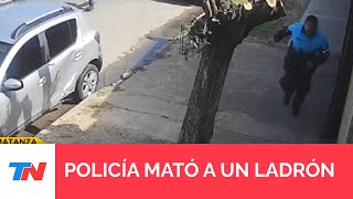 UN POLICÍA MATÓ A UN DELINCUENTE EN UNA ENTRADERA EN LA MATANZA [upl. by Kristofer]