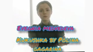 figure skater evegnia medvedevafigure ice skatingsong kukushka by Polina gagarina [upl. by Lari]