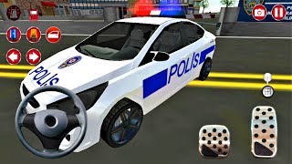 Polis Arabası Araba Oyunu  Real Police Car Driving Simulator 3D  3  Android Gameplay FHD [upl. by Erie]