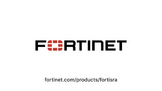 FortiSRA Secure Remote Access for OT  OT Security [upl. by Ecinom]