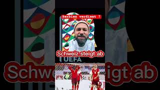 Schweiz steigt und Serbien in der Relegation verdient  nationsleague [upl. by Sander]