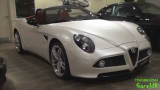 Alfa Romeo 8C Spider 1 of 500  H R Owen  Overview Details  Interior Exterior  1080p HD [upl. by Fillender516]