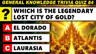 High IQ General Knowledge Quiz  How Many Questions Can You Answer  Ultimate Trivia Quiz Round 84 [upl. by Liss]