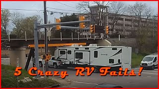 5 Crazy RV Fails RV fail Compilation [upl. by Rehteh482]