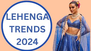 LEHENGA TRENDS 2024 [upl. by Malti]