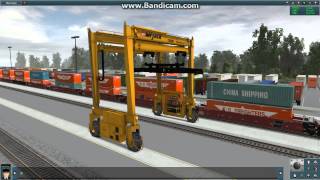 Trainz 12 JR American Intermodal Route 10 BN 48 Wellcar Train [upl. by Sharp]