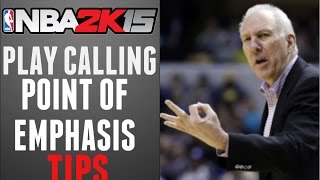 NBA 2K15 Easy Offense Tips  Play Calling amp Point Of Emphasis  Court Spacing amp Easy Offense [upl. by Kwapong]