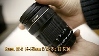 Canon EFS 18135mm f3556 IS STM lens review with samples [upl. by Armahs]