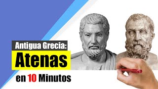 La Antigua Grecia ATENAS  Resumen  Evolución Política Organización Social Economía [upl. by Tserof999]