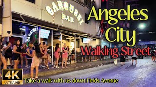 Virtual Tour Exploring Angeles City’s Nightlife down Fields Avenue Single at 40 [upl. by Meehyrb]