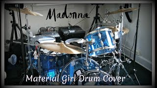 Madonna  Material Girl Drum Cover [upl. by Zubkoff]