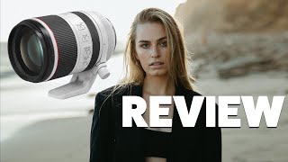 CANON RF 70200 f28  REVIEW  The Best RF Lens for You  Portrait Photoshoot BTS [upl. by Ahsina]