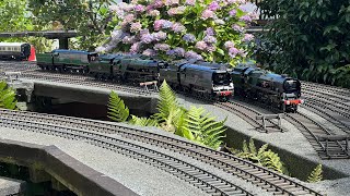 Live steam Bullied Pacific’s in Gauge 1  Summer GTG with a strong southern bullied presence [upl. by Agostino]