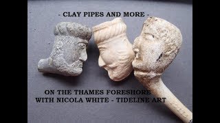 Mudlarking the River Thames  Clay Pipes galore [upl. by Annadroj]