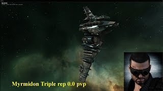 Myrmidon 00 Solo PVP  Eve online [upl. by Yrrem]