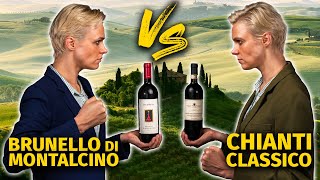 Chianti Classico vs Brunello di Montalcino Comparing amp Tasting [upl. by Esenwahs839]