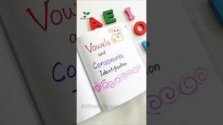 Vowels and consonants worksheet ideas for nursery kids vowelsandconsonants englishforkids [upl. by Kelton]