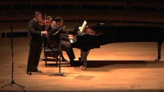 MAXIM VENGEROV AND PATRICE LARE  Sonata for violin and piano in D Major  F HAENDEL [upl. by Nyllij]