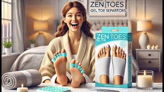 👣 ZenToes Gel Toe Separators for Overlapping Toes  Best Zen Toes Gel Toe Separator 🦶 [upl. by Slorac]