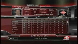 NBA 2K9 Rosters [upl. by Nnhoj23]