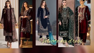 latest velvet sut design  velvet sut picture trending fashion with jaya Gupta [upl. by Sydney]