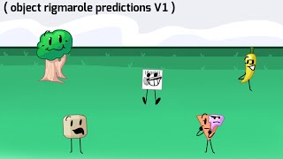 Object Rigmarole Prediction   V0 as of episode 0 [upl. by Tihom]