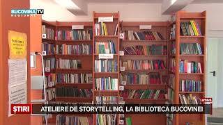 Ateliere de storytelling la Biblioteca Bucovinei [upl. by Etteniotnna609]