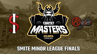 SMITE Masters 2018 SML Finals  Insignem vs Anxiety Onset Game 2 [upl. by Herriott]