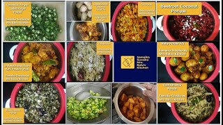 12 Poriyal Recipes  Poriyal Varieties in Tamil Poriyal Recipe தினம் ஒரு பொரியல் செய்து அசத்துங்க [upl. by Alysa]