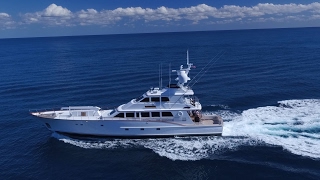 2001 Burger 108 Enclosed Bridge Sportfishing Yacht  Sarahbeth [upl. by Hiro792]