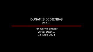 Pst Gerrie Bruwer  Al Val Daar  16062024 [upl. by Akaenahs]