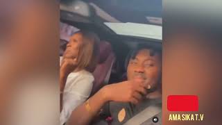 Amerado And Delay Having Good Time In Her Car Surfaces Online [upl. by Adohr]