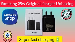 Unboxing Samsung Original 25W Type C Charger Adaptor from Samsung Shop appreviewinsider [upl. by Johannah]