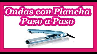 tutorial ONDAS CON PLANCHA PASO A PASO😊😊😊 [upl. by Brewster]