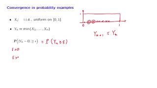 L187 Convergence in Probability Examples [upl. by Sioled]