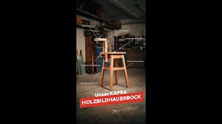 KAPRA Holzbildhauerbock  Produktvideo [upl. by Solohcin]