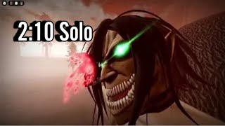 Solo Aberrant Raid  AOT Revolution [upl. by Ailahs249]