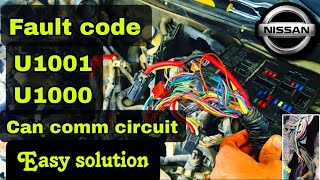 Nissan U1001U1000 Can comm circuit easy solution [upl. by Seena]