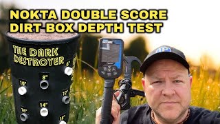 Nokta Double Score Depth Test  metal detecting uk [upl. by Gen594]