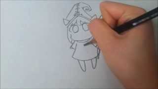 룰루간단하게그리기How to draw Lulu [upl. by Enelyak63]