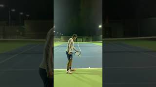 Yonex Vcore Pro 100  Serve Test [upl. by Eleirbag]