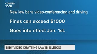 Illinois makes video conferencing while driving illegal under new vehicle code amendment [upl. by Nilpik375]