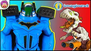 GIANT BATMAN Batbot Xtreme Imaginext Transforming Robot with Voice Changer DC Super Friends [upl. by Greenman]