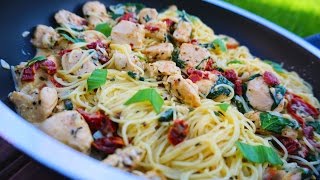 Creamy Sun Dried Tomato Parmesan Chicken amp Pasta  Episode 106 [upl. by Aldon]