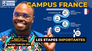 Voici les 6 étapes clés de la procédure Campus France 🇫🇷 2025 [upl. by Dielle634]