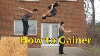 How To Do A Gainer ParkourFreerunning Tutorial [upl. by Aiekan]