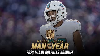 Alec Ingold  Walter Payton Man of the Year nominee  Miami Dolphins [upl. by Acireh]