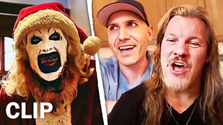 Chris Jericho and Damien Leone pick thier favorite kills in Terrifier 3 Spoilers [upl. by Leamsi593]