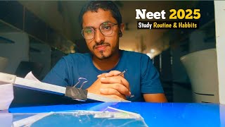 पूरा हफ्ता बरबाद हो गया 🥴  Neet Study Vlog 2025  SUPER WEEK01🫡 [upl. by Yevette]